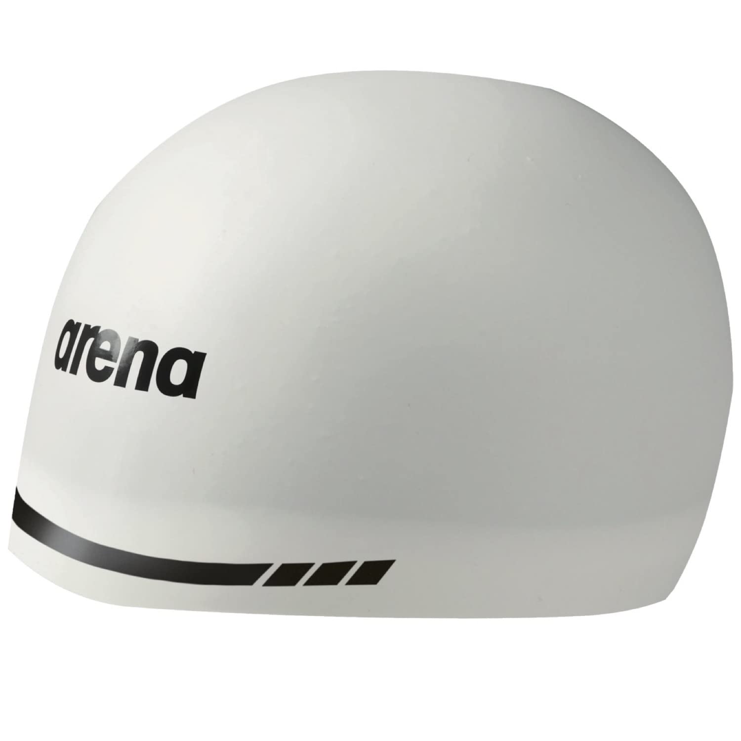 Arena Unisex Arena 3d Soft Silicone Unisex for Women and Men Swim Cap, White, XL UK