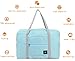 hopesport Women's Bag with Nice Sized Zipper Pocket in Front Weekend and Overnight Travel Duffle, Blue
