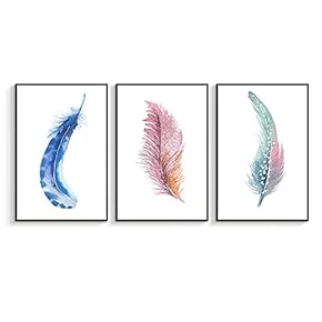 Framed for Living Room Bedroom Feature for x3 Panels