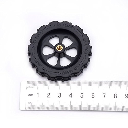 CR-10 3D Printer Parts, FYSETC 3D Printer Hotbed Platform Knob Upgrade Big Hand Twist Leveling Nut Sleeve Nuts for Creality CR-10S CR-10 Ender-3 CR-10 Mini 3D Printer Accessories, 4 Pcs - Thumbnail 2