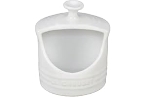Le Creuset Stoneware Salt Crock, 10 oz., white