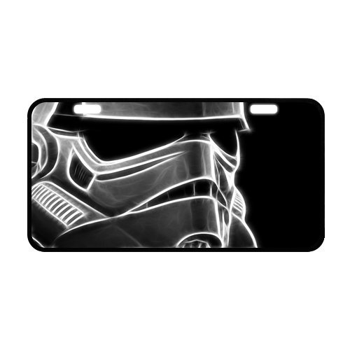 Best Personalized Custom Star Wars Stormtrooper Metal License Plate for Car Tag Fashion Durable Novelty License Plate 11.8" X 6.1"