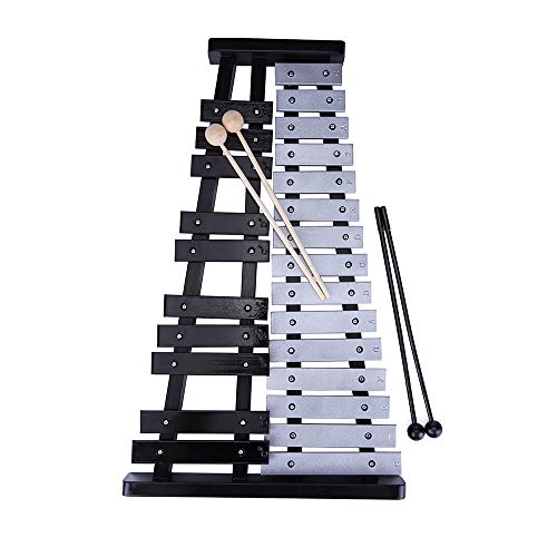 Yinama Glockenspiel Xylophone Professional Percussion Musical Instrument 25 Note