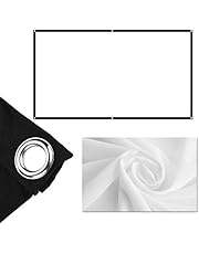 Projection Screen,16:9 HD Foldable Anti-Crease Portable Projector Movies Screen for Home Theater Outdoor Indoor,with Accessory, Easy to Install(84in)