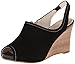 Rockport Women's Black Suede Seven to 7 Shootie Sling 5.5 C US
