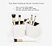 BEST SELLING Professional 8 Piece Makeup Brush Set with Designer Case Plus BONUS Stippling Brush. Hand-Made Powder, Foundation, Concealer, Eyeshadow Brushes and More. Professionally Endorsed.