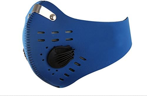 HONGZHESHEN Breathing Mask City Cycling Mask Sports Face Mask Workout Mask,Mouth-Muffle Dust Mask,cycling masks (blue)