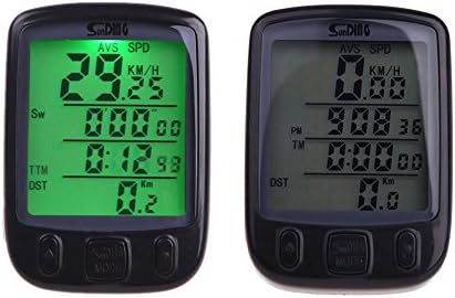 Wireless Cycle Bicycle Bike LCD Computer Speedometer Odometer with Backlight
