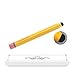 Kamor® Ultra-sensitive Stylus/Styli Touch Screen Cell phone Tablet Pen , Dual-Purpose with Micro-Knit Technology Capacitive Stylus with ball pen, work for Apple iPad, iPad 2, iPad 3, iPad 4, iPad air, iPad 5, iPad Mini, iPad Mini 2, iPhone 4, iPhone 4s, iPhone 5, iPhone 5C, iPhone 5S, iPhone 6, iPhone 6 Plus, Nexus 7 2012, Nexus 7 2013, Samsung Galaxy Tab 2 7/10, Samsung Galaxy Tab 3 7.0, 10, Samsung Galaxy Tab 4, Samsung Galaxy Note 2, 3, Samsung galaxy note 10.1 2014 edition tablet, Samsung Galaxy S3, S4 Mini, S4, S4 Mini, S5, Samsung Galaxy Tab S 10.5-Inch Tablet, Dell Venue 8 Pro, 11 pro,7, 8, HTC One, LG G2, LG G3, Optimus L7, Moto G, Moto E, Lenovo IdeaTab A1000L, Lenovo Miix 2, Asus VivoTab ME400c, Acer A1-830, LG G Pad 8.3, Sony Xperia Z2 tablet, ASUS MeMO Pad 7 ME176CX, Samsung Galaxy Tab S 10.5-Inch Tablet, Lenovo Yoga Multimode 10-inch Tablet, ASUS VivoTab Note M80TA, Sony Xperia E, LG Optimus Dynamic II and all capacitive touchscreen devices. (Yellow)