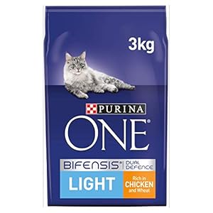 Purina ONE Cat Food Light Rich In Chicken and Wheat (Pack de 4)
