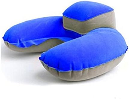 JOODS Portable Travel Pillow Inflatable Neck Pillow U Shape Blow Up Comfortable Neck Cushion For Flight Travel 892273