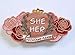 Dark Spark Decals She Her Pronouns Please Gender Identity Pin 1.75