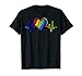 LGBT Rainbow Heartbeat T-shirt Gay and Lesbian Pride