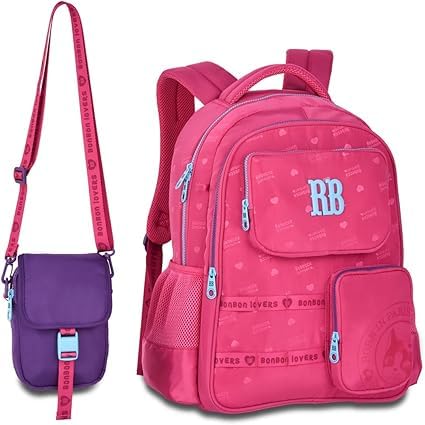 Kit Mochila de Costas Com Bolsinha Rebecca Bonbon Original Lancheira Térmica Estojo
