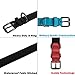 Coohom 2 Pack Genuine Leather Soft Waterproof Fabric Padded Dog Collars,Durable Adjustable Leather Pet Collars for Small Medium Large Dogs Black Red Blue Orange Yellow Brown (Large, Blue+Brown)thumb 4