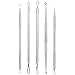 Professional Blackhead Remover Kit Set 5 – Comedone Extractor Pimple Popper Acne Blemish Spots Remover – Facial Treatment – Stainless steel – Better than Oil Cream Gel Mask – Face Skin Carethumb 2