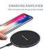 Wireless Charger, Qi Wireless Charging Pad for iPhone X/iPhone 8/8 Plus, Fast Wireless Charger for Samsung Galaxy S8/ S8+/ S7 / S7 edge / S6 edge+, and Note 5 [No AC Adapter]