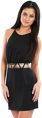 Ladakh Cleopatra Dress, Black, Size 4
