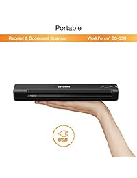 Epson Workforce ES 55R   Escáner de documentos portátil para PC y Mac