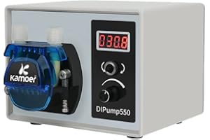 K KAMOER Kamoer DIP 3 rotors stepper motor peristaltic pump 24V small intelligent variable speed high flow lab liquid dosing pump 0-452 ml/min BPT tube 4.8 mm ID x 8 mm OD