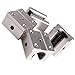 Vktech 4 Pcs Aluminum Open Linear Router Motion Bearing Solide Block (SBR16UU 16mm)