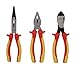 ABN Insulated Pliers Set 3-Piece Wire Stripping and Crimping Tool Electrician Pliers Stripper Crimper Wire Cutter Kit