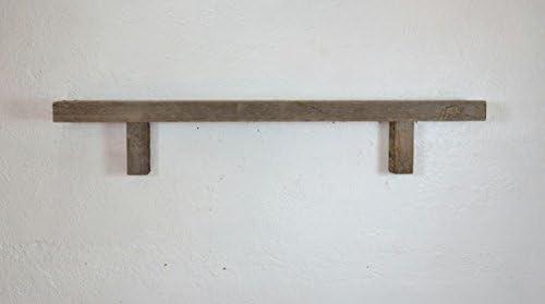 Rustic Shallow Shelf From Reclaimed Wood, 31" x 3" x 5.5