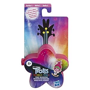 DreamWorks Trolls World Tour Tiny Dancers Surprise 4pack Series 2, Tiny Dancers Dolls, Clips, Rings and Glasses, Toy for…