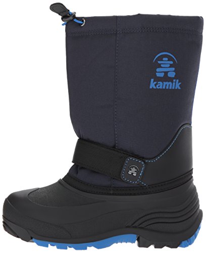 Kamik Boys' Rocket Snow Boot, Navy/Navy, 10 Medium US Toddler