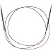 ChiaoGoo Red Lace Circular 60 inch (152cm) Stainless Steel Knitting Needle Size US 11 (8mm) 7060-11 primary
