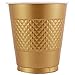 JAM Paper Plastic Party Cups - 12 oz - Gold - 20 Glasses/Pack