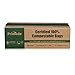 Primode Compostable Bags, 3 Gallon Food Scraps Yard Waste Bags, 100 Count, Extra Thick 0.71 Mil. ASTMD6400 Compost Bags Small Kitchen Trash Bags, Certified By BPI And TÜV AUSTRIA