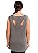 RBX Active Women's Plus Size 2-fer Back Striped Tank Top Black 2X