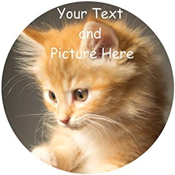 Personalised Photo/Picture Icing Edible Cake/Cupcake Topper/Decoration (8" Circle)