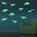 FLY SPRAY 9pcs Creative Luminous Wall Decorative Dinosaur Sticker Glow in The Dark Light Decor Removable Vinyl Decals Mural Baby Nursery Room