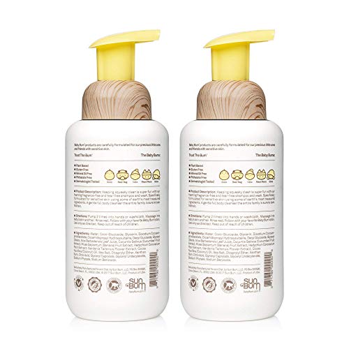 Baby Bum Shampoo & Wash Tear Free Foaming Soap for Sensitive Skin