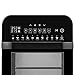 GoWISE USA GW44803 Ultra 12.7-Quart Electric Air Fryer Oven with Rotisserie and Dehydrator + 11 Accessories and 50 Recipes, Black