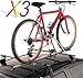 TMS 2 X Aluminum Upright CAR Rooftop Folding Bicycle Rack Carrier SUV (for 2 Bikes)