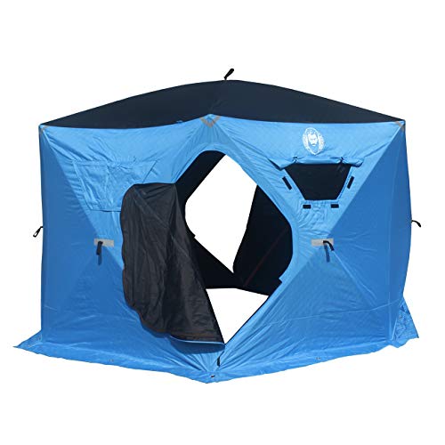 Nordic Legend Yaranga 6 Sided Insulated Portable Ice Fishing Shelter