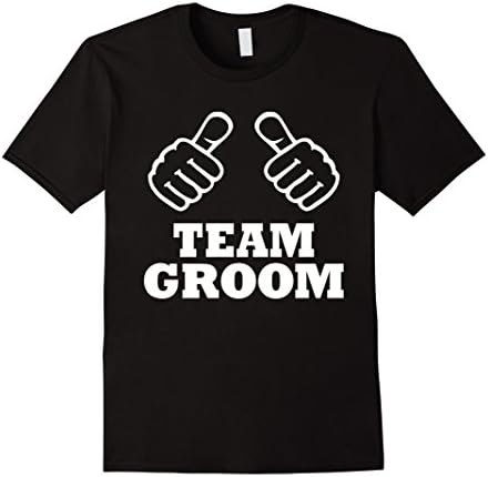 Mens Team groom T-Shirt XL Black