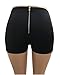 Jiujiuyi Women's Lace Up Stretchy High Waist Slim Shorts Pants Leggings
