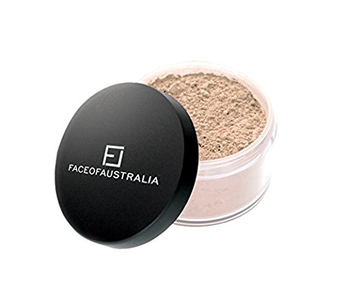 Face of Australia - Translucent Loose Powder - Made in Australia - Imported - 100% Cruelty Free - Finely Ground & Milled - Pressed Setting Powder - Your Makeup Will Last Much Longer - Eliminate Shine and Absorb Oil for a Fresh, Professional Finish.
