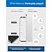 Screen Protector Tempered Glass, Full Cover Screen Shield [Dome Fix] Easy Install and Repair Kit by Whitestone for Apple iPhone 8/7-1 Pack