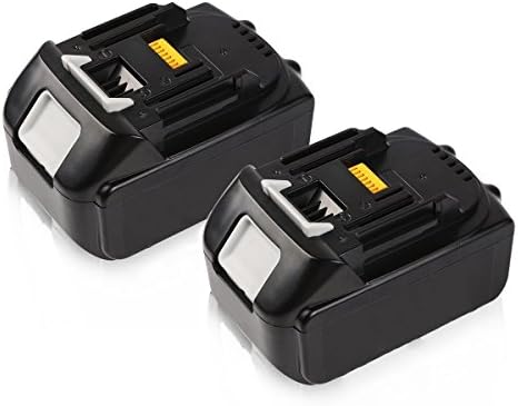 ATIKAM 5.0Ah BL1850 Battery Replacement for Makita 18V LXT Lithium-ion BL1815 BL1820 BL1830 BL1840 BL1850 Cordless Power Tools, 2 Pack