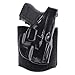 GALCO AG226B Ankle Glove Right Hand Black Leather Holster