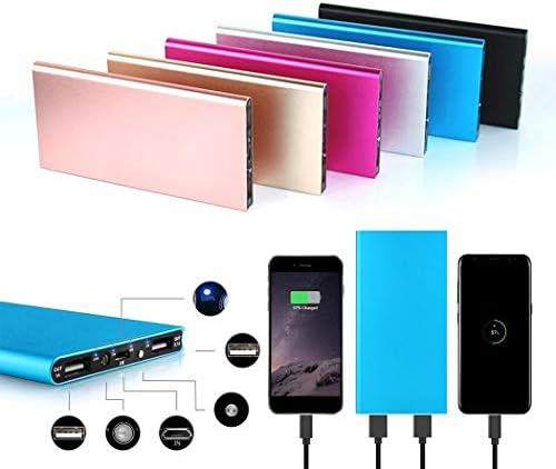 Lazinem Ultra-Thin 20000mAh Portable External Battery Charger Power Bank for Cell Ph Portable Power Banks