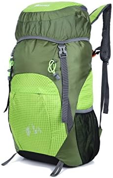 Yishower Large 45l Lightweight Travel Water Resistant Backpack/foldable &amp; Packable Hiking