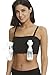 HOFISH Womens Easy Simplicity Hands-Free Breastpump Bra 2pcs/pack,black&biege size M