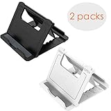 Phone Stand Portable Stand, Tablet Stand (6-10 Inches), Multi-Angle Foldable Phone Stand Holder, Adjustable Universal Phone Tablets Stand Compatible with iPhone 8/X All Cellphones E-Readers (2 Sets)