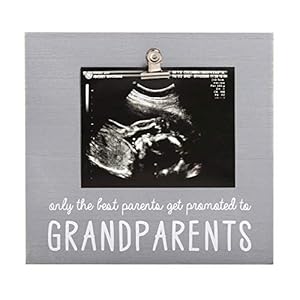 Pearhead Sonogram Photo Frame For Grandparents, Grandma And Grandpa Baby Keepsake Picture Frame, Pregnancy Announcement…
